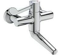 Ideal Standard CeraPlus 2 thermostatique de lavabo mural A6702AA non verrouillable, DN 15, saillie 256 mm, chromé