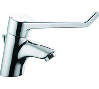 Ideal Standard CeraPlus - Mitigeur de lavabo de sécurité avec garniture de vidange (levier de commande : 180 mm), chrome B8219AA