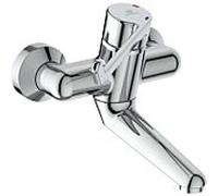 Ideal Standard CeraPlus robinetterie de sécurité pour lavabo murale EHM B8314AA levier de commande 180 mm, saillie 208 mm, non verrouillable, chromé