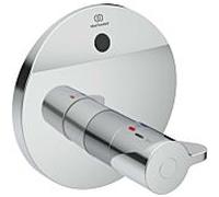 Ideal Standard CeraPlus Kit de finition A6731AA fonctionnement sur pile, pour mitigeur de douche à capteur encastré, chromé