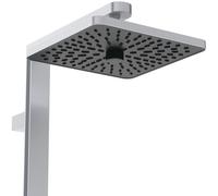 Ideal Standard Ceratherm ALU+ - Set de douche avec thermostat, 26x26 cm, 2 jets, argent BE210SI