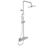 Ideal Standard CeraTherm - Colonne de douche T50 avec thermostat, 20 cm, 3 jets, chrome A7230AA