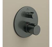 Ideal Standard Ceratherm Kit de montage final T100 A5814A5 pour thermostatique de bain à encastrer, kit 2, gris magnétique