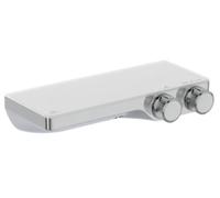Ideal Standard Mitigeur de douche thermostatique Ceratherm S200 tablette verre murale Chrome A7329AA