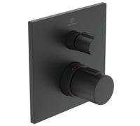 Ideal Standard Mitigeur de douche thermostatique encastré Ceratherm C100 A6956XG Noir