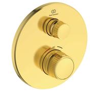 Ideal Standard CeraTherm Navigo - Mitigeur de douche thermostatique encastré, Brushed Gold A7295A2