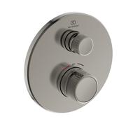 Ideal Standard CeraTherm Navigo - Mitigeur de douche thermostatique encastré, Silver Storm A7295GN