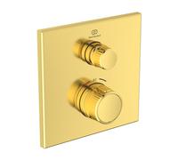 Ideal Standard CeraTherm Navigo - Mitigeur de douche thermostatique encastré, Brushed Gold A7301A2