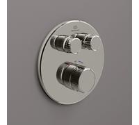 Ideal Standard CeraTherm Navigo - Mitigeur de douche thermostatique encastré pour 2 sorties, Silver Storm A7296GN