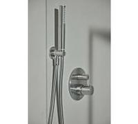 Ideal Standard CeraTherm Navigo thermostat de douche A7295GN rond, kit prêt à installer, silver storm, encastré