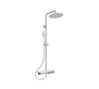 Ideal Standard Ceratherm S200 - Set de douche avec thermostat, diamètre 25 cm, 3 jets, chrome A7331AA