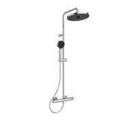 Ideal Standard CeraTherm - Set de douche avec thermostat, diamètre 26 cm, 2 jets, chrome A7210AA