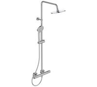 Ideal Standard CeraTherm - Set de douche T50 avec thermostat, 20 cm, 3 jets, chrome A7225AA