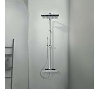 Ideal Standard Ceratherm C100 - Ensemble de douche avec thermostat, 30x30 cm, chrome A7542AA
