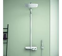 Ideal Standard Ceratherm Système de douche S200 A7332AA carré, avec étagère, chromé