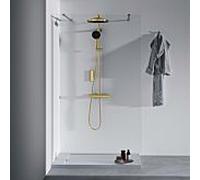 Ideal Standard Ceratherm Système de douche T125 A7689A2 avec thermostat de douche, douchette à main, or brossé