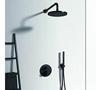 Ideal Standard Ceratherm Thermostat simple T100 A5813XG encastré, kit 2, noir soie
