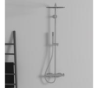 Ideal Standard Ceratherm T125 Colonne de douche en applique avec mitigeur thermostatique, A7589AA,