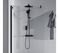 Ideal Standard Ceratherm T125+ Colonne de douche en applique avec mitigeur thermostatique, A7689XG,