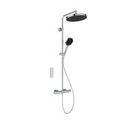 Ideal Standard Ceratherm T125+ - Set de douche avec thermostat, diamètre 30 cm, 3 jets, chrome A7689AA