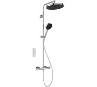 Ideal Standard Ceratherm T125+ Colonne de douche en applique avec mitigeur thermostatique, A7689AA,