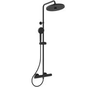 Ideal Standard Set de douche CeraTherm A7210XG avec thermostat, Ø 26 cm, 2 jets, noir soyeux