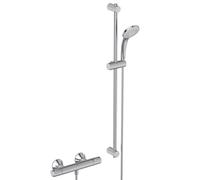 Ideal Standard Ceratherm T25 Combiné de douche avec thermostat de douche, hauteur 900mm, chrome, A7204AA