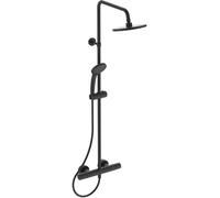 Ideal Standard Ceratherm T25 ensemble de douche mural avec thermostat oui noir A7545XG