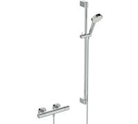 Ideal Standard Ceratherm T25 - Set de douche avec thermostat, 2 jets, chrome A8515AA