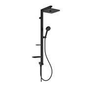 Ideal Standard CeraTwist ALU+ - Set de douche sans mitigeur, 26x26 cm, 2 jets, noir soyeux BE213XG