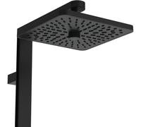Ideal Standard CeraTwist ALU+ - Set de douche sans mitigeur, 26x26 cm, 2 jets, noir soyeux BE213XG