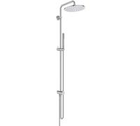 Ideal Standard Ceratwist T25 M Colonne de douche, Pommeau de douche à effet pluie économe en eau, compatible avec les raccords de surface et les coudes muraux - Chrome (178.5x496x1119 mm)