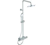 Ideal Standard Idealrain Ceratherm T50 Système de douche A7230AA avec thermostat de douche et tablette de douche, chromé