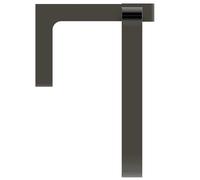 Ideal Standard Conca Cube Anneau porte-serviettes, fixation invisible, T4502A5, Couleur: Gris magnétique