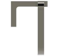 Ideal Standard Conca Cube Anneau porte-serviettes, fixation invisible, T4502GN, Couleur: Silver Storm