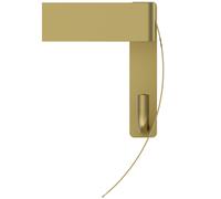 Ideal Standard Porte-rouleau de papier toilette Conca T4496A2 avec couvercle Or brossé carré