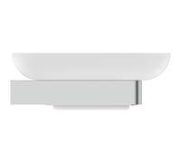 Ideal Standard Conca Cube porte-savon, en verre satiné, T4508AA, Couleur: chrome