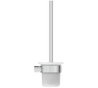 Ideal Standard Porte-brosse WC Conca T4495AA, verre satiné, sans couvercle, chromé