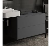 Ideal Standard vasque Conca T4323Y2 sans découpe, 2 tiroirs, 100x50,5x55 cm, laqué anthracite mat