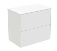 Ideal Standard Conca - Meuble pour lavabo, 60x55x37cm, 2 tiroirs, blanc mat T4327Y1