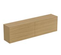 Ideal Standard match0 T4332Y6 sans découpe, 2 tiroirs, 200 x 37 x 55 cm, placage Eiche hell