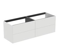 Ideal Standard vasque Conca T3990Y1 sans plan vasque, 4 tiroirs, 160x50,5x54 cm, laqué blanc mat