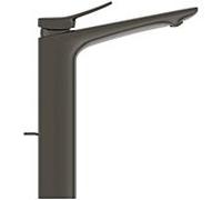 Ideal Standard Conca mitigeur lavabo BC757A5 avec base étendue et jeu de vidage, saillie 150 mm, Gry magnétique