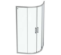 Ideal Standard Connect 2 - Cabine de douche 80x80 cm, silver bright/verre clair K9250EO