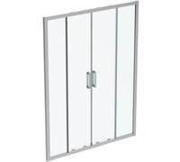 Ideal Standard Connect 2 porte de douche 150 cm coulissant argenté mat/verre transparent K9281EO
