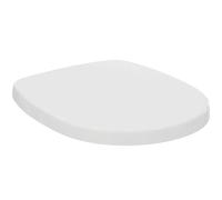 Ideal Standard Abattant de WC Connect E712701, descente amortie, charnières acier inoxydable, blanc