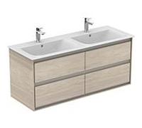 Ideal Standard Connect Air Ideal Standard E0822UK 120x51.7x44cm, 4 coulissants, décor pin clair / marron mat