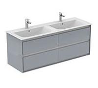 Ideal Standard Connect Air Ideal Standard E0824EQ, gris clair brillant / blanc mat, 4 tiroirs
