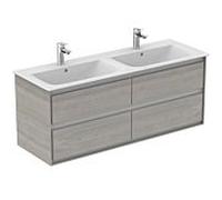 Ideal Standard Connect Air Ideal Standard E0824PS, décor chêne gris / blanc mat, 4 tiroirs
