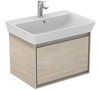 Ideal Standard Connect Air Ideal Standard E0847UK, décor pin clair / brun mat, 1 tiroir